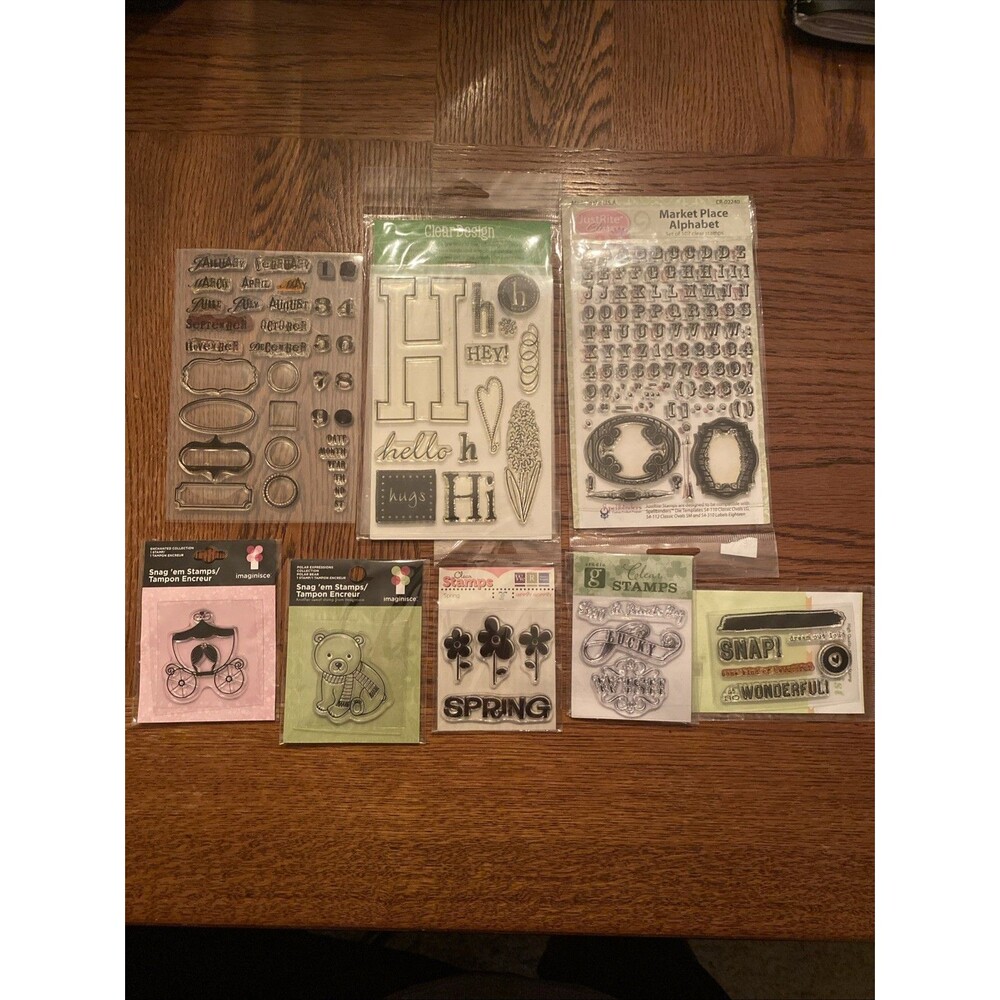 Clear Stamps Letters Holidays Assorted Events